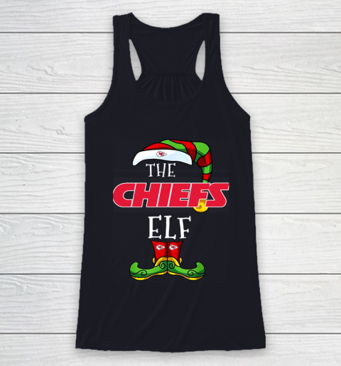 Kansas City Chiefs Christmas ELF Funny NFL Racerback Tank 7