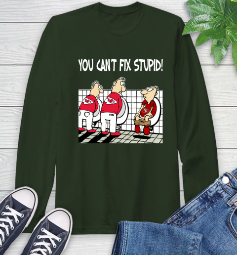 You Can't Fix Stupid Funny Kansas City Chiefs NFL Shirts 59
