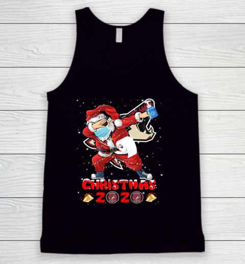 Arizona Coyotes Funny Santa Claus Dabbing Christmas 2020 NHL Tank Top