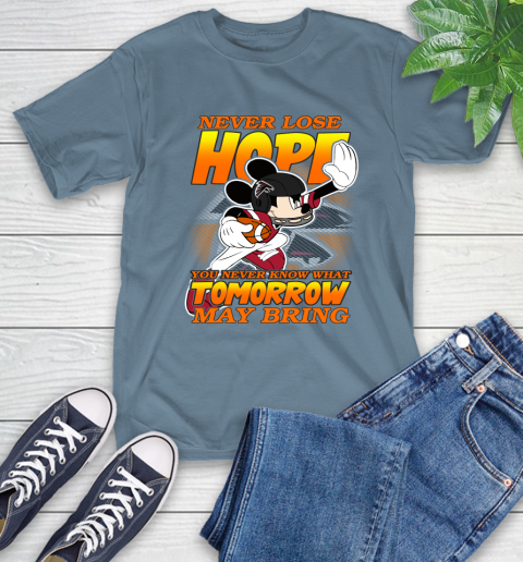 Atlanta Falcons NFL Football Mickey Disney Never Lose Hope (1) T-Shirt 8