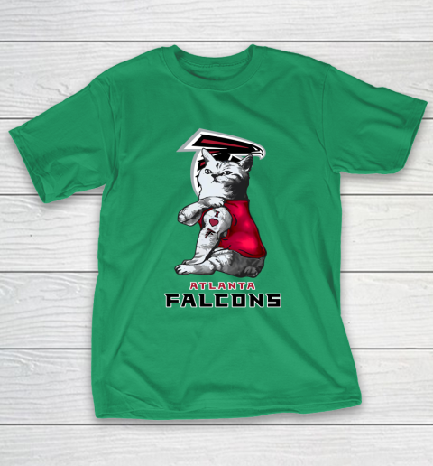 NFL Football My Cat Loves Atlanta Falcons T-Shirt 5