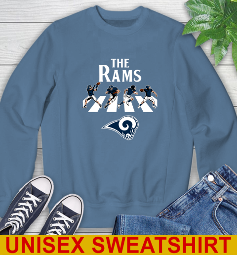 NFL Football Los Angeles Rams The Beatles Rock Band Shirt Sweatshirt 10