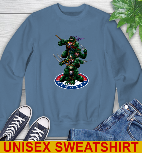 MLB Baseball Texas Rangers Teenage Mutant Ninja Turtles Shirt Sweatshirt 8