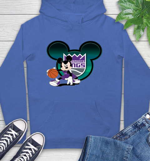 NBA Sacramento Kings Mickey Mouse Disney Basketball Hoodie 9