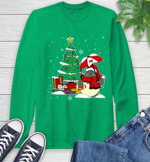 Tampa Bay Buccaneers NFL Football Cute Tonari No Totoro Christmas Sports Long Sleeve T-Shirt 8