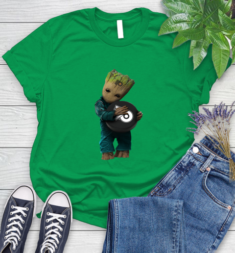 NHL Groot Guardians Of The Galaxy Hockey Sports Philadelphia Flyers Women's T-Shirt 6