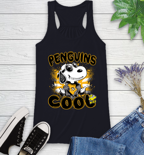 NHL Hockey Pittsburgh Penguins Cool Snoopy Shirt Racerback Tank 7