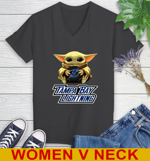 NHL Hockey Tampa Bay Lightning Star Wars Baby Yoda Shirt 85