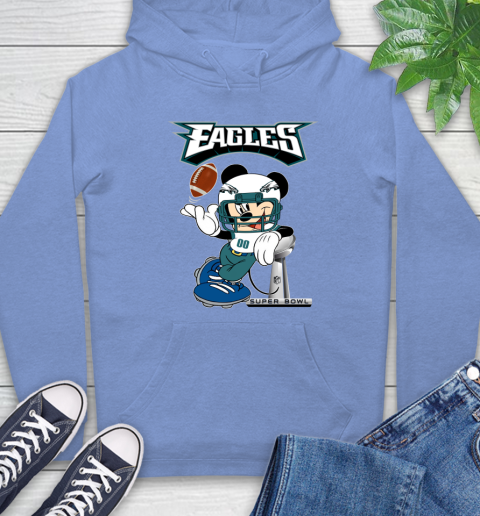 NFL Philadelphia Eagles Mickey Mouse Disney Super Bowl Football T Shirt Hoodie 11