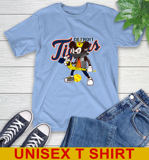 Detroit Tigers MLB Baseball Mickey Peace Sign Sports T-Shirt 11