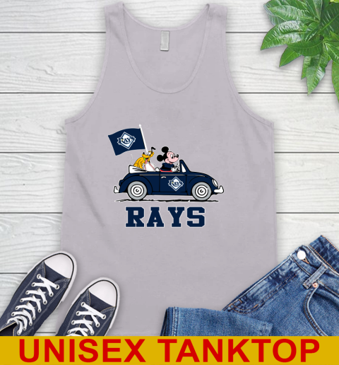 MLB Baseball Tampa Bay Rays Pluto Mickey Driving Disney Shirt Tank Top 4