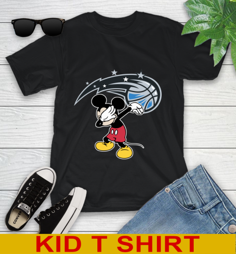 Orlando Magic NBA Basketball Dabbing Mickey Disney Sports Youth T-Shirt 2