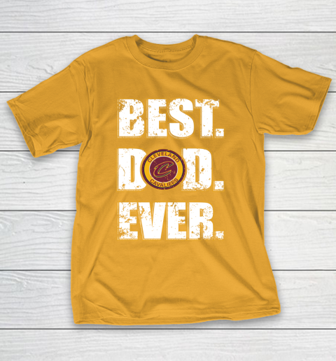 NBA Cleveland Cavaliers Basketball Best Dad Ever Family Shirt T-Shirt 2