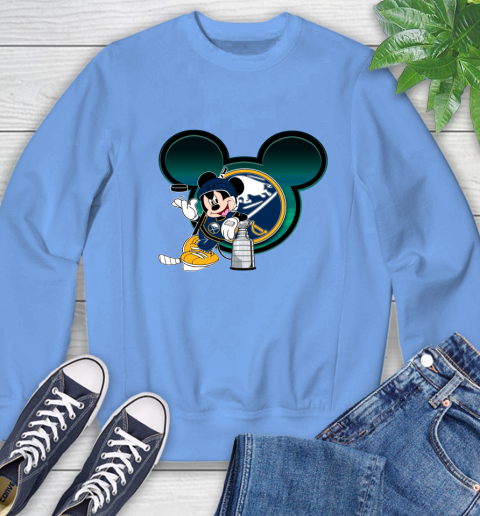 NHL Buffalo Sabres Stanley Cup Mickey Mouse Disney Hockey T Shirt Sweatshirt 11