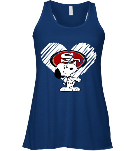 uwsp a happy christmas with san francisco 49ers snoopy flowy tank 32 front true royal
