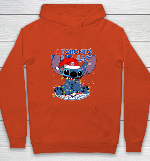 Toronto Blue Jays MLB noel stitch Baseball Christmas Youth Hoodie 3