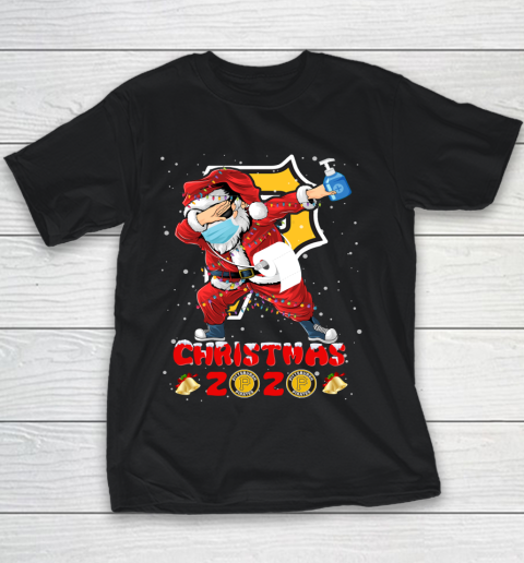 Pittsburgh Pirates Funny Santa Claus Dabbing Christmas 2020 MLB Youth T-Shirt
