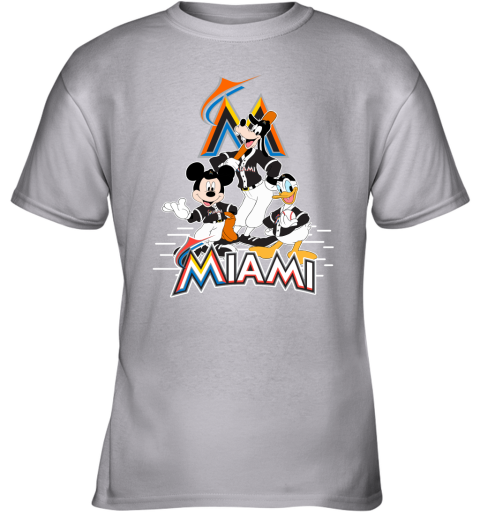 MLB Miami Marlins Women's Short Sleeve V-Neck Fashion T-Shirt - S