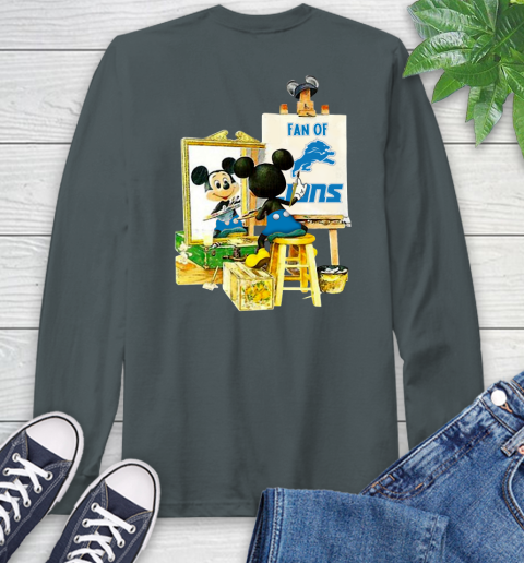NFL Football Detroit Lions Mickey Drawing Shirt 60
