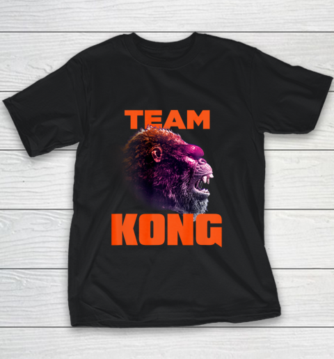 Godzilla vs Kong Official Team Kong Neon Youth T-Shirt