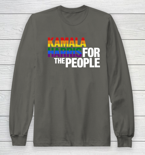 Kamala Harris 2020 for the People LGBT Long Sleeve T-Shirt 5