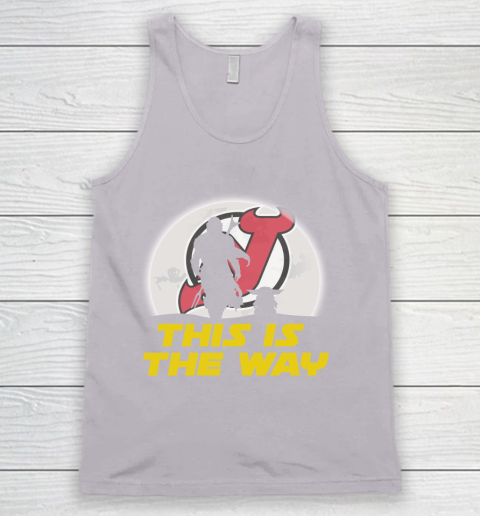 New Jersey Devils NHL Ice Hockey Star Wars Yoda And Mandalorian This Is The Way Tank Top 3