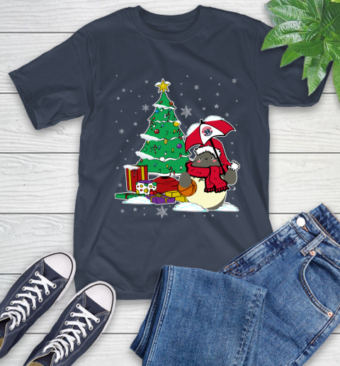 Washington Wizards NBA Basketball Cute Tonari No Totoro Christmas Sports T-Shirt 3