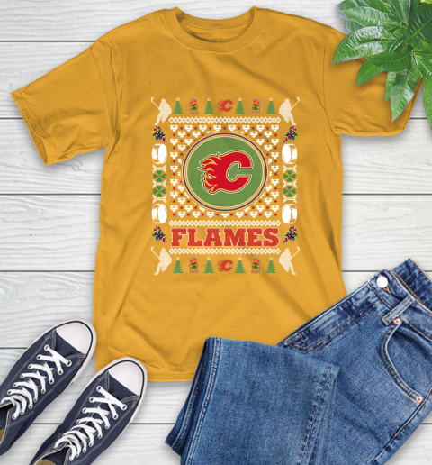 Calgary Flames Merry Christmas NHL Hockey Loyal Fan Ugly Shirt 2
