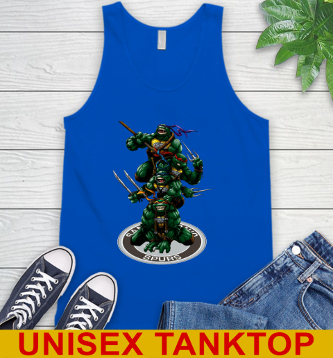 NBA Basketball San Antonio Spurs Teenage Mutant Ninja Turtles Shirt Tank Top 5