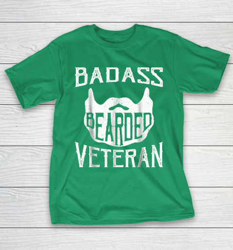 Grandpa Funny Gift Apparel  Badass Bearded Uncle Grandpa Dad Veterans Day T-Shirt 15