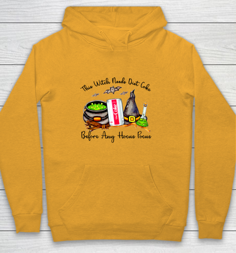 Hocus Pocus Halloween  This Witch Need Diet Coke Youth Hoodie 2
