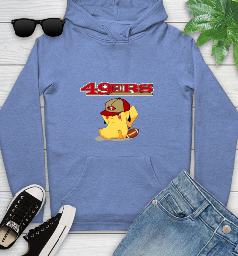 NFL Pikachu Football San Francisco 49ers Youth Hoodie 12