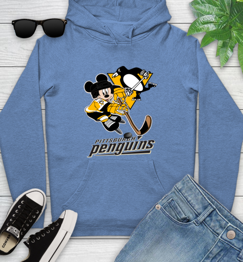 NHL Pittsburgh Penguins Mickey Mouse Disney Hockey T Shirt Youth Hoodie 12