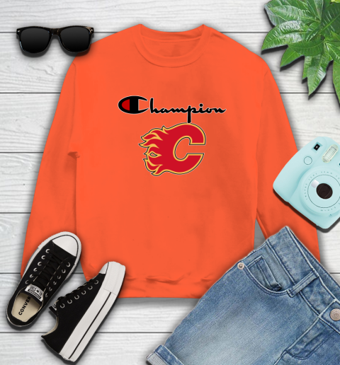 NHL Hockey Calgary Flames Champion Shirt Sweatshirt 2