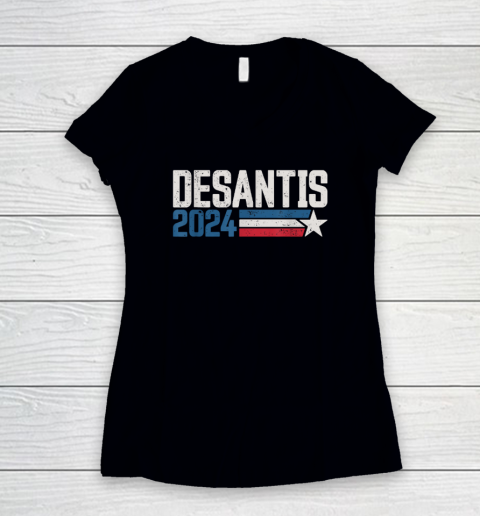 Desantis 2024 for President Women's V-Neck T-Shirt