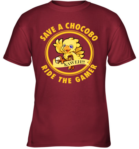 Save A Chocobo Ride A Gamer Youth T-Shirt