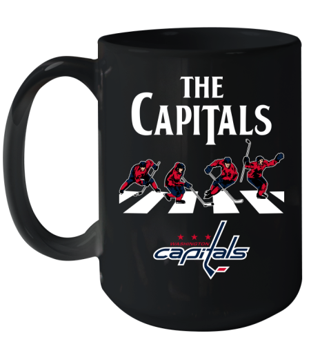 NHL Hockey Washington Capitals The Beatles Rock Band Shirt Ceramic Mug 15oz