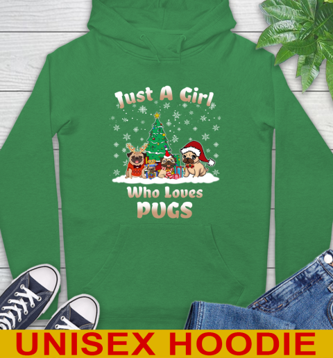 Christmas Just a girl who love pugs dog pet lover 20