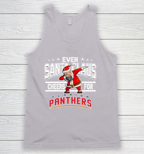 Florida Panthers Even Santa Claus Cheers For Christmas NHL Tank Top 3