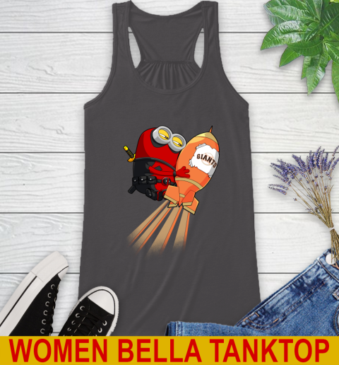 MLB Baseball San Francisco Giants Deadpool Minion Marvel Shirt Racerback Tank 10