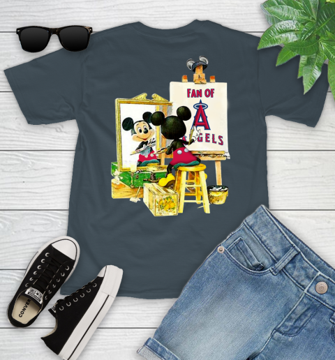 MLB Baseball Los Angeles Angels Mickey Drawing Shirt 102