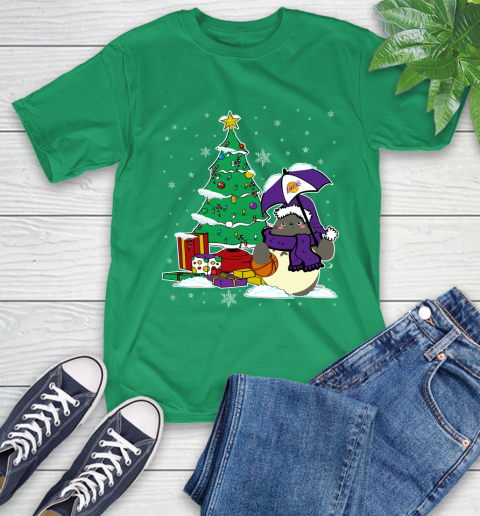 Los Angeles Lakers NBA Basketball Cute Tonari No Totoro Christmas Sports (1) T-Shirt 7