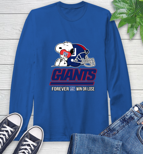 NFL The Peanuts Movie Snoopy Forever Win Or Lose Football New York Giants 66