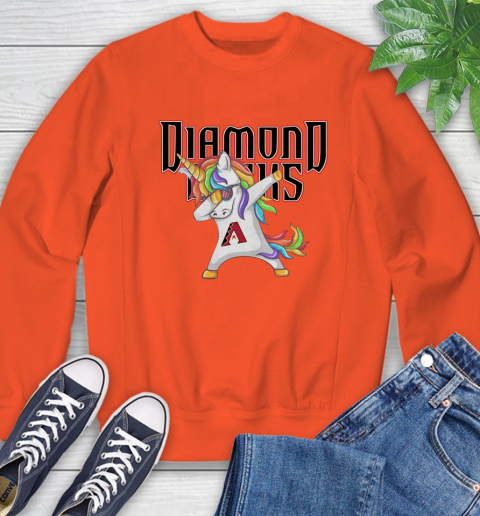 Arizona Diamondbacks MLB Baseball Funny Unicorn Dabbing Sports Sweatshirt 4