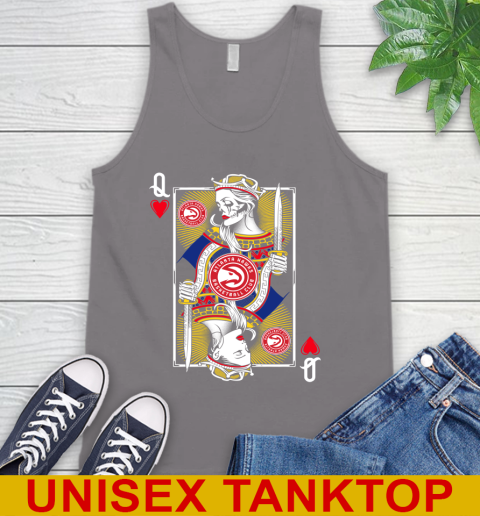 NBA Basketball Atlanta Hawks The Queen Of Hearts Card Shirt Tank Top 6