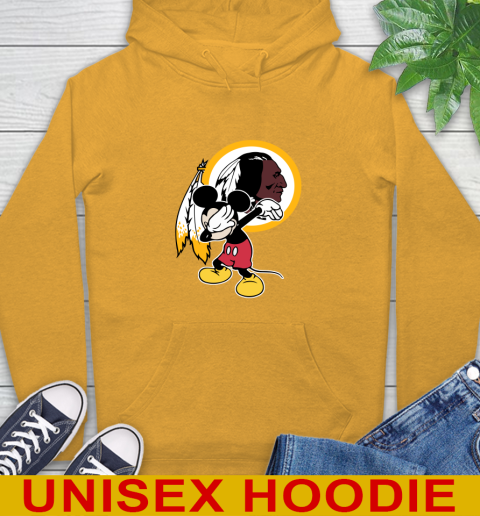 Washington Redskins NFL Football Dabbing Mickey Disney Sports Hoodie 3