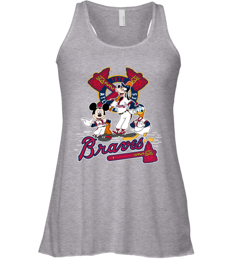 Youth Atlanta Braves Heather Gray Sleeveless T-Shirt