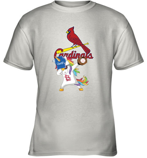 Hip Hop Dabbing Unicorn Flippin Love St Louis Cardinals Youth T-Shirt