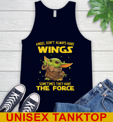 Baby Yoda Angel Don't Always Have Wings They Have The Force Shirt 68
