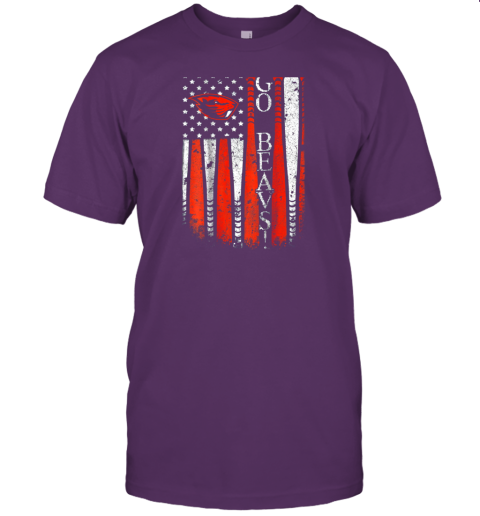 mhos oregon state beavers baseball flag team name jersey t shirt 60 front team purple